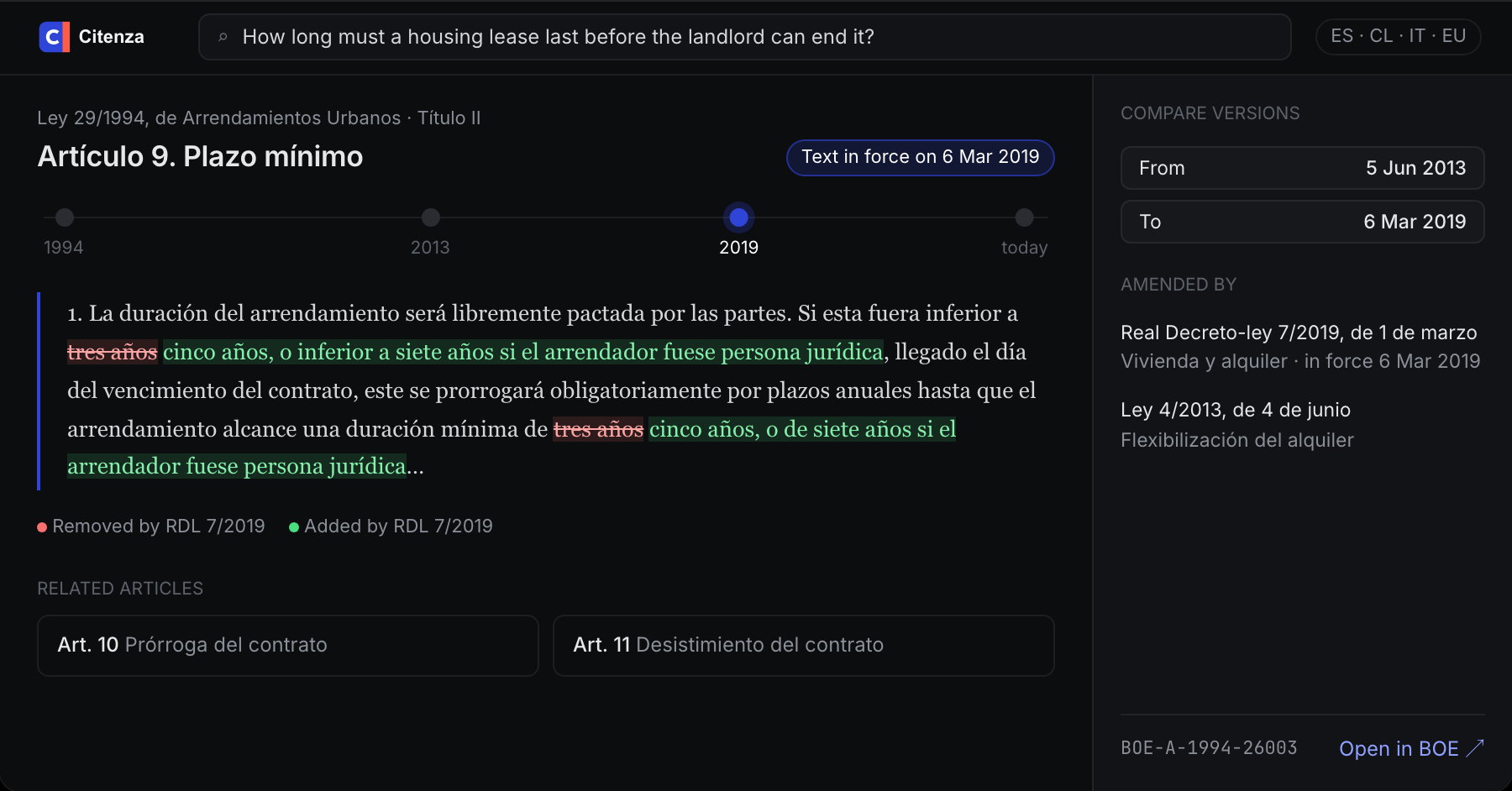 Citenza